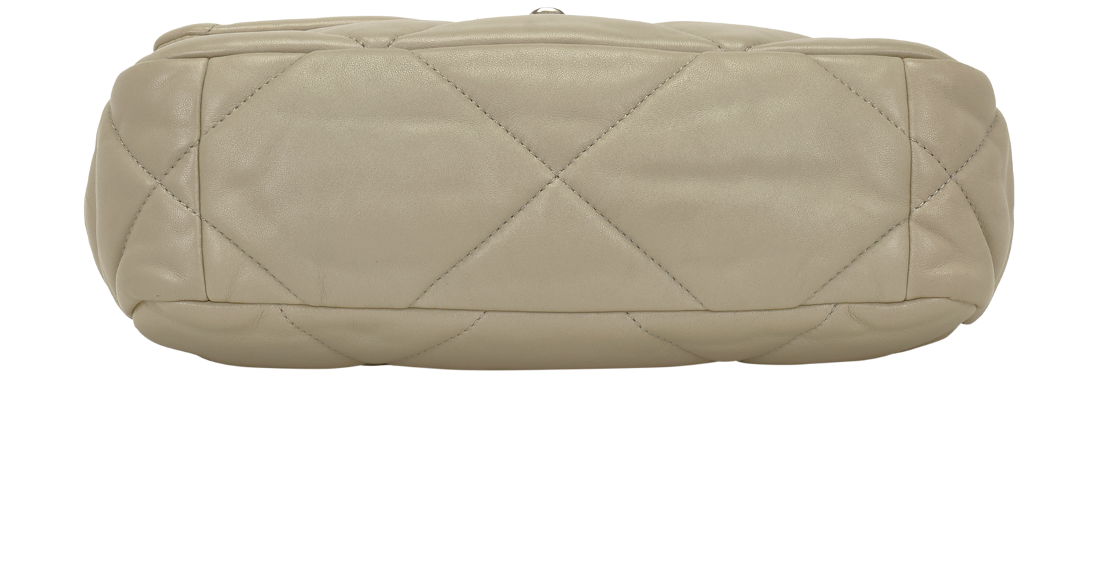 Medium 19, &pound;3,800, Handbags, Grey, Lambskin Leather, Top view